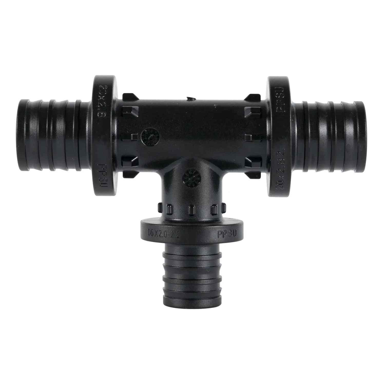 Custom High Quality Poly PPSU fittings Equal Tee for PEXa pipe Floor heating system Factory, Factories