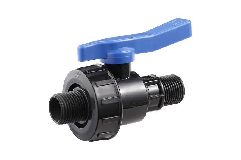 CE Certification PP Ball Valve(M-M Thread)-Minde Factory PP Compression Fittings For HDPE Pipes With PN16 Manufacturer, Factory