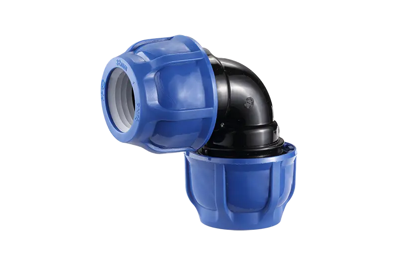 CE Certification 90°Elbow-Minde Factory Pp Compression Fittings For HDPE Pipes With Pn16 Factory, Factories