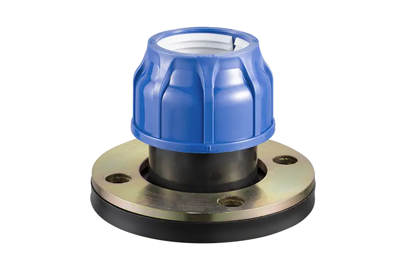 CE Certification Flange With Metal Disk-Minde Factory PP Compression Fittings For HDPE Pipes With PN16 Pricelist, Quotes