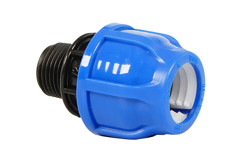 Custom Male Thread Coupling-Factory price PP Compression Fittings For HDPE Pipes With PN16 Manufacturer, Service
