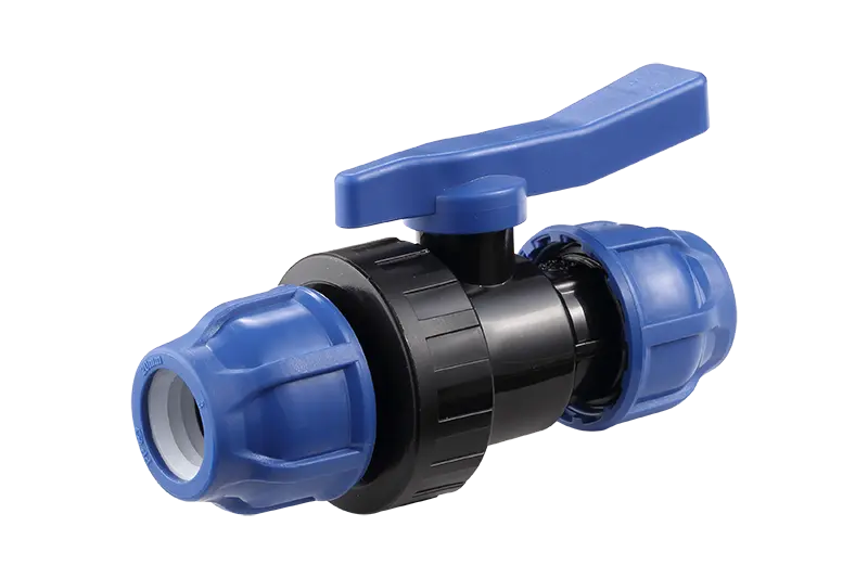 China PP Ball Valve-Minde Factory PP Compression Fittings For HDPE Pipes With PN16 Pricelist, Factory
