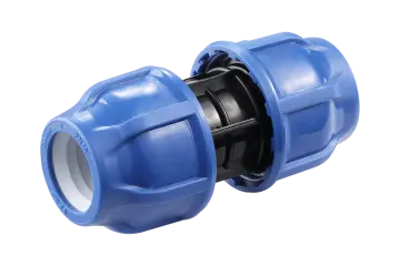 PN10 Coupling PP Compression Fitting for HDPE Pipe Connection — Minde