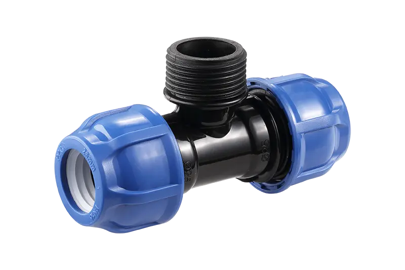 Wholesale Male Thread Tee-Minde Factory Pp Compression Fittings For HDPE Pipes With Pn16 Manufacturers, Service