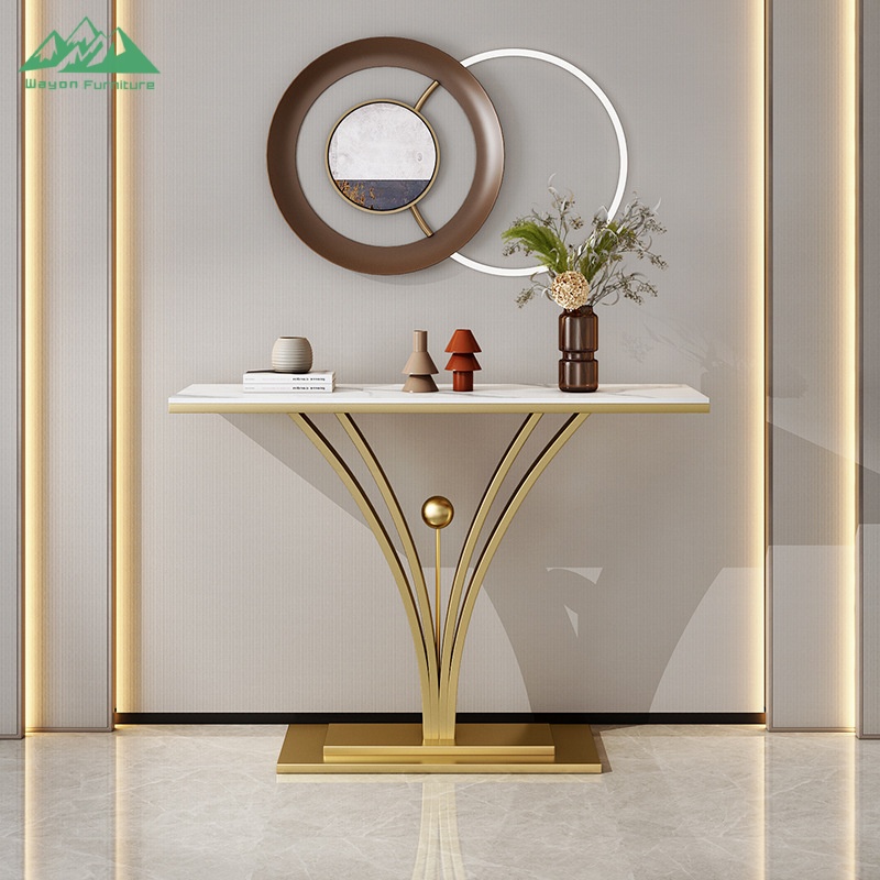Luxury Console Table for Hotel Lobby Modern Entryway Accent Table Corridor Projects