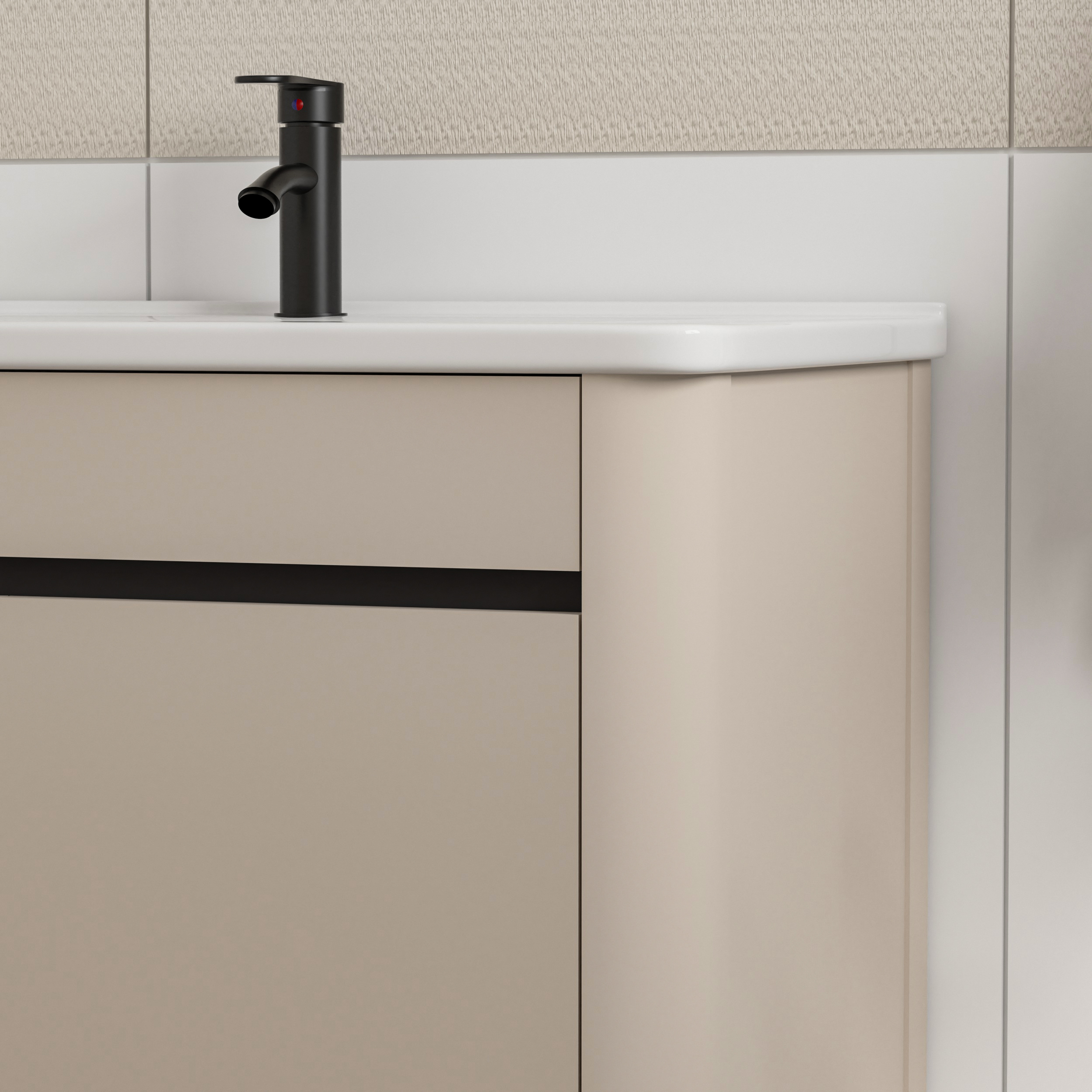 Modern Design Aluminium Bathroom Furniture Floor Mounted Washbasin Vanity Cabinets for Hotel Use