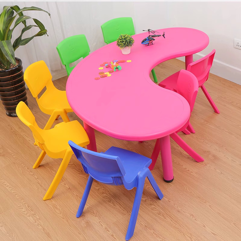Children's Table and Chair Sets for Daycare Nursery Preschool Outdoor Kids Furniture School Desk School Furniture