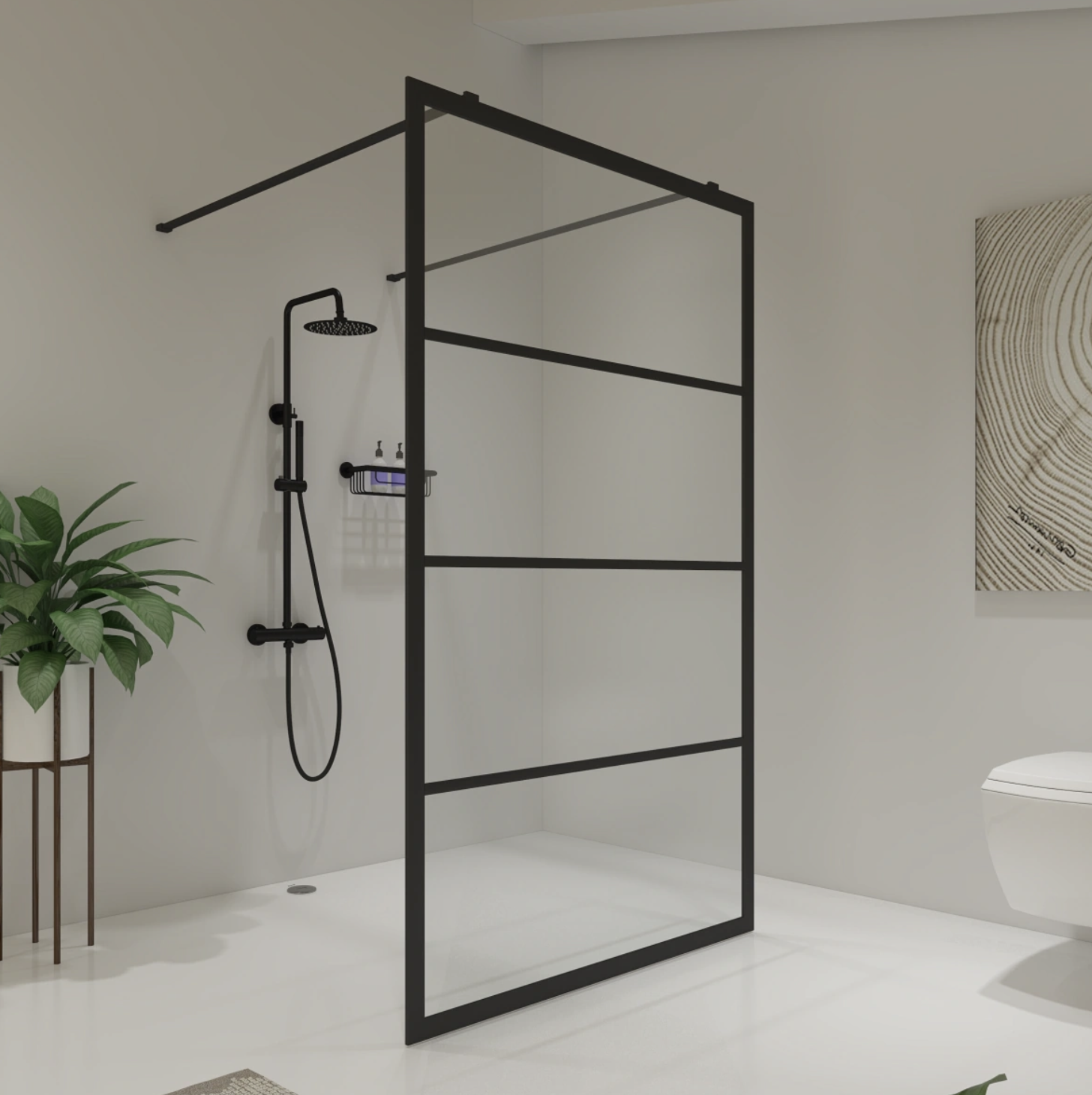 Sliding Shower Door Detail