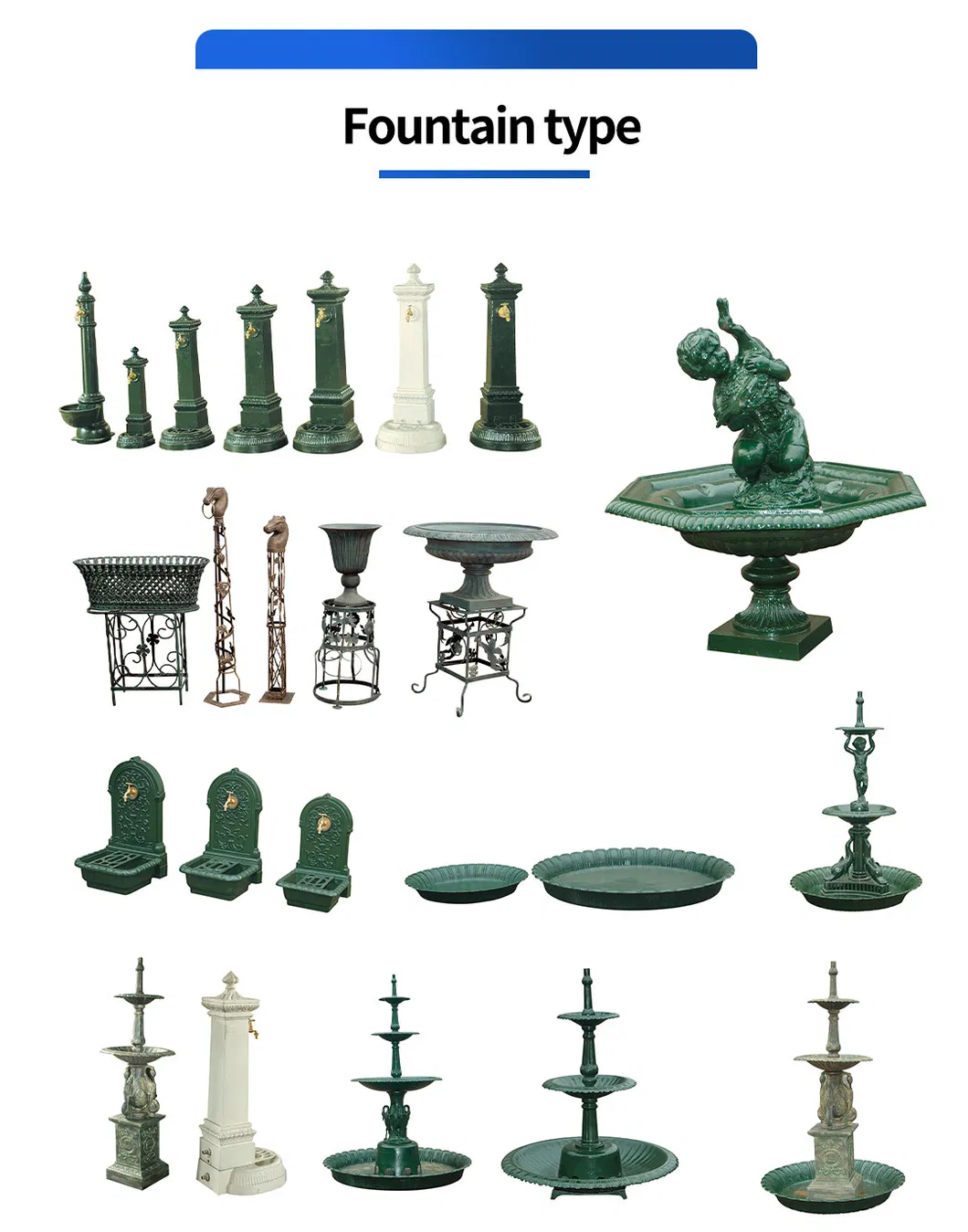 Decor Accent Cast Iron Garden Table Suitable for Outdoor Use