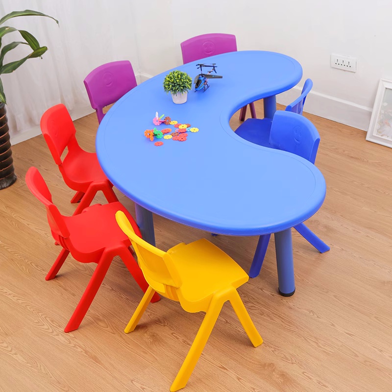 Children's Table and Chair Sets for Daycare Nursery Preschool Outdoor Kids Furniture School Desk School Furniture