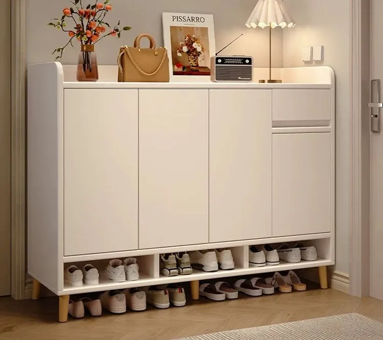 Stylish Compact Shoe Storage Cabinet for Entryway Organization