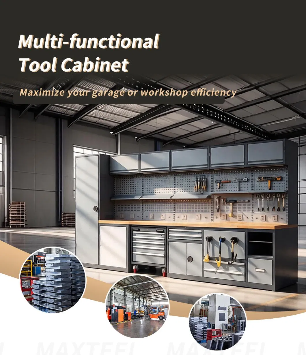 Removable Large Workshop Toolbox Organization Workbench Garage Equipment Storage Tool Cabinet