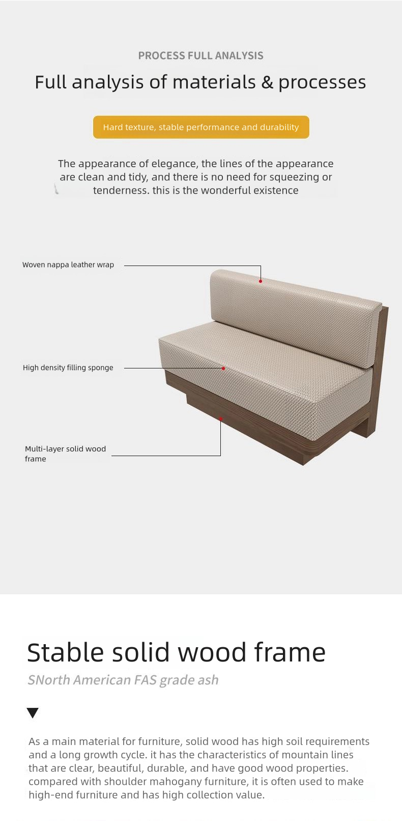 Commercial Restaurant Table and Chair Solid Wood Booth Sofa with Round Dining Table and Armchairs for Cafe and Restaurant
