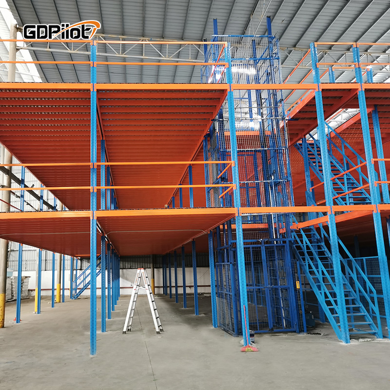 Versatile Loft Storage Rack for Efficient Warehouse Organization