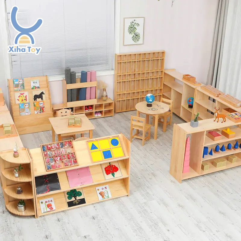 Montessori Preschool Furniture Bentwood Table Chair Set for Kids Nursery Daycare Center Kindergarten Classroom Early Learning