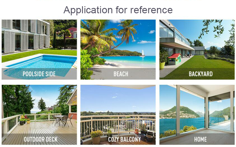 Outdoor Rattan Furniture Application Scene