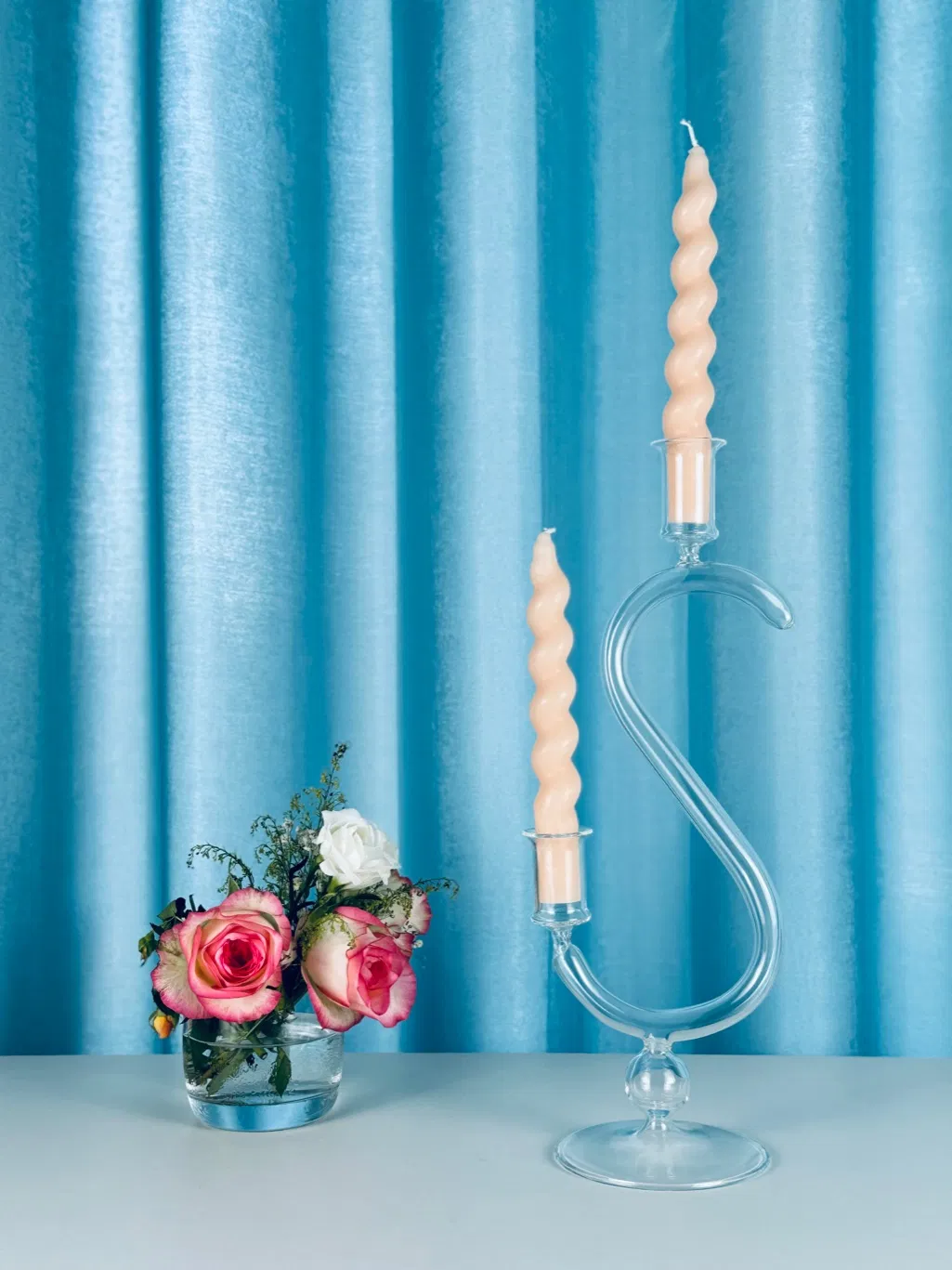 Handmade High Borosilicate Candle Holder for Elegant Home Decor by Newauto