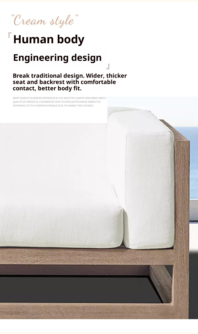 outdoor sofa YM-LQ46 details