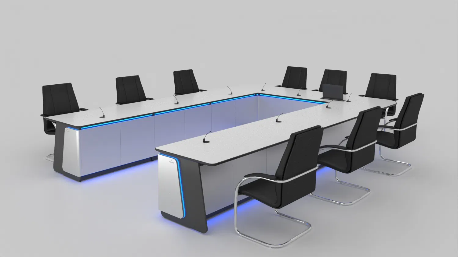 China Office Furniture Factory Modern Office U-Shaped Conference Table Smart Executive Desk Furniture