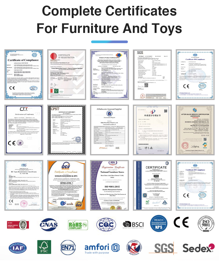 Certificates FSC EN71 CE CPC CPST