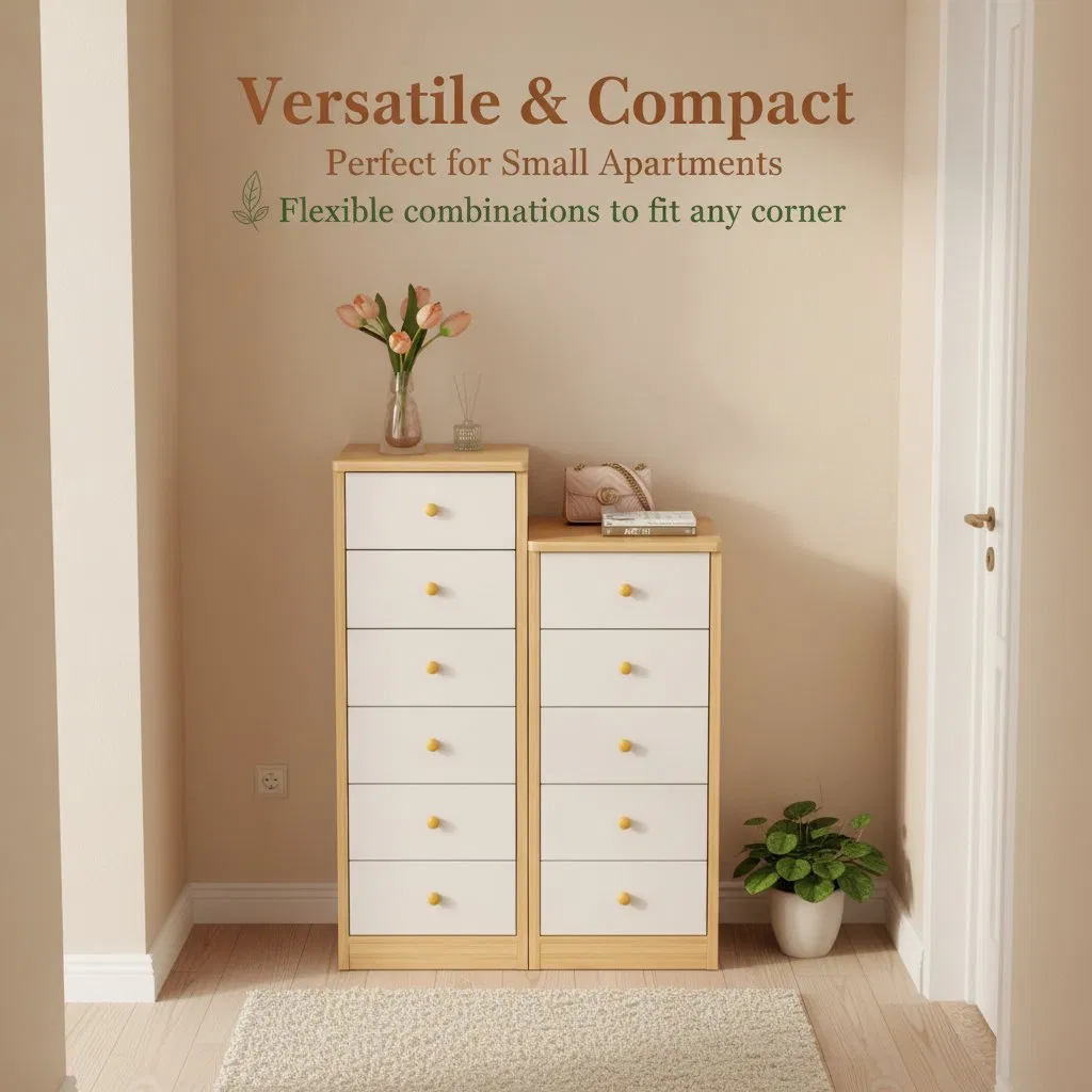 Practical All-Timber Storage Unit for Universal Home Organization Furniture