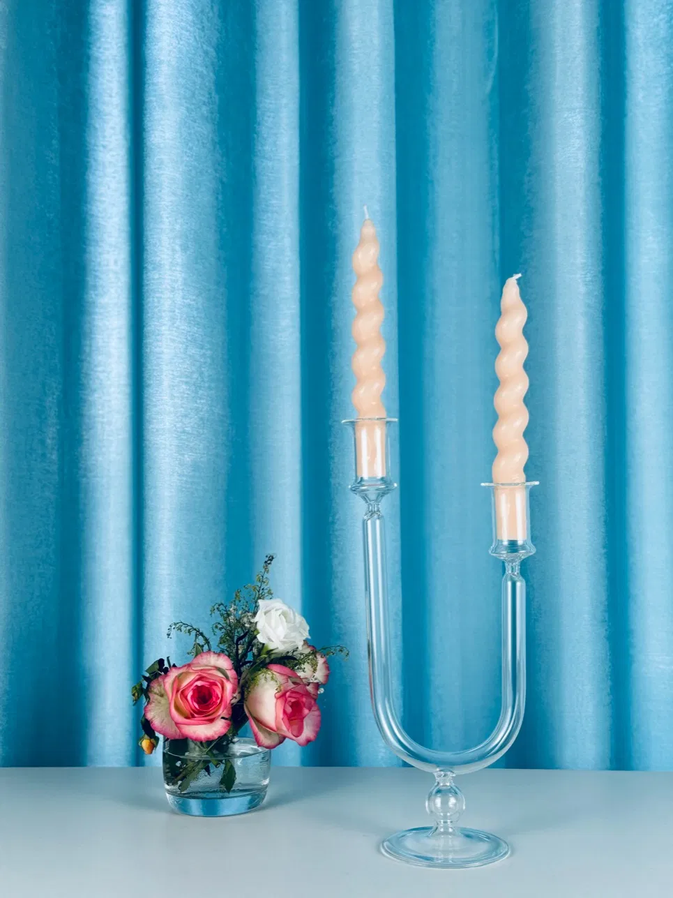 Handmade High Borosilicate Candle Holder for Elegant Home Decor by Newauto