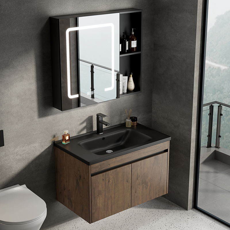Furniture Bathroom Vanity Aluminium Honeycomb Bathroom Cabinet With Sink Bathroom Sink Cabinet Set with Hotels