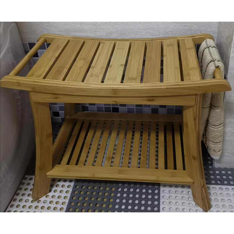 bamboo shoe bench