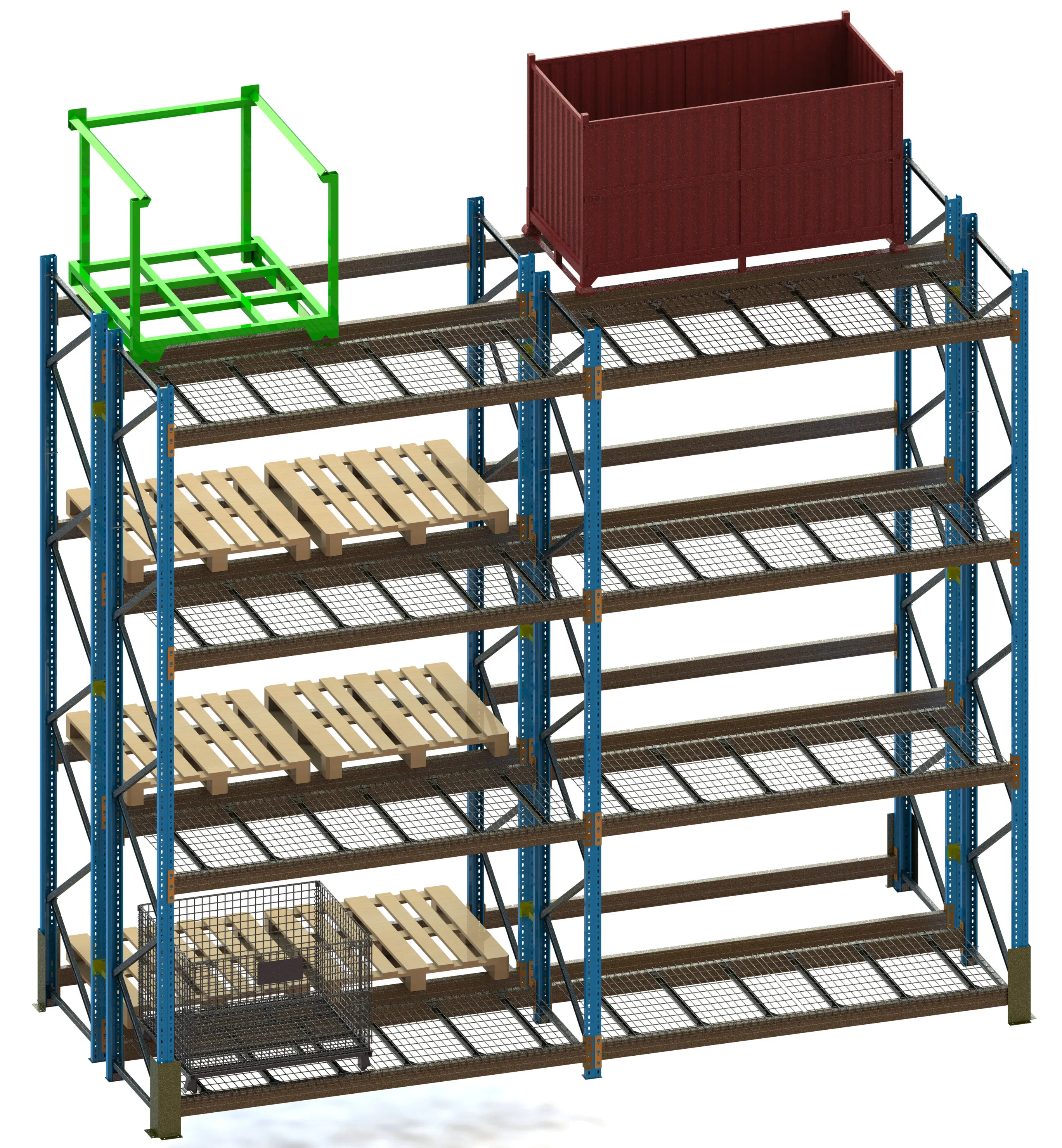 Double Pallet Deep Pallet Rack