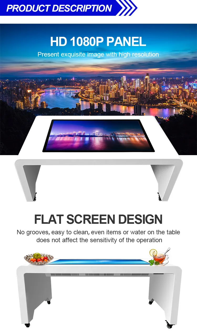 Interactive Touch Screen Table Visual 2