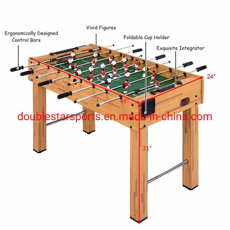 48′ ′ Indoor Soccer Games Room Foosball Table