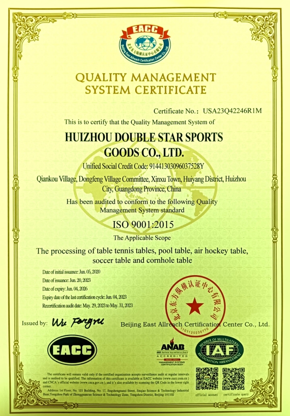 ISO 9001 Certification Document