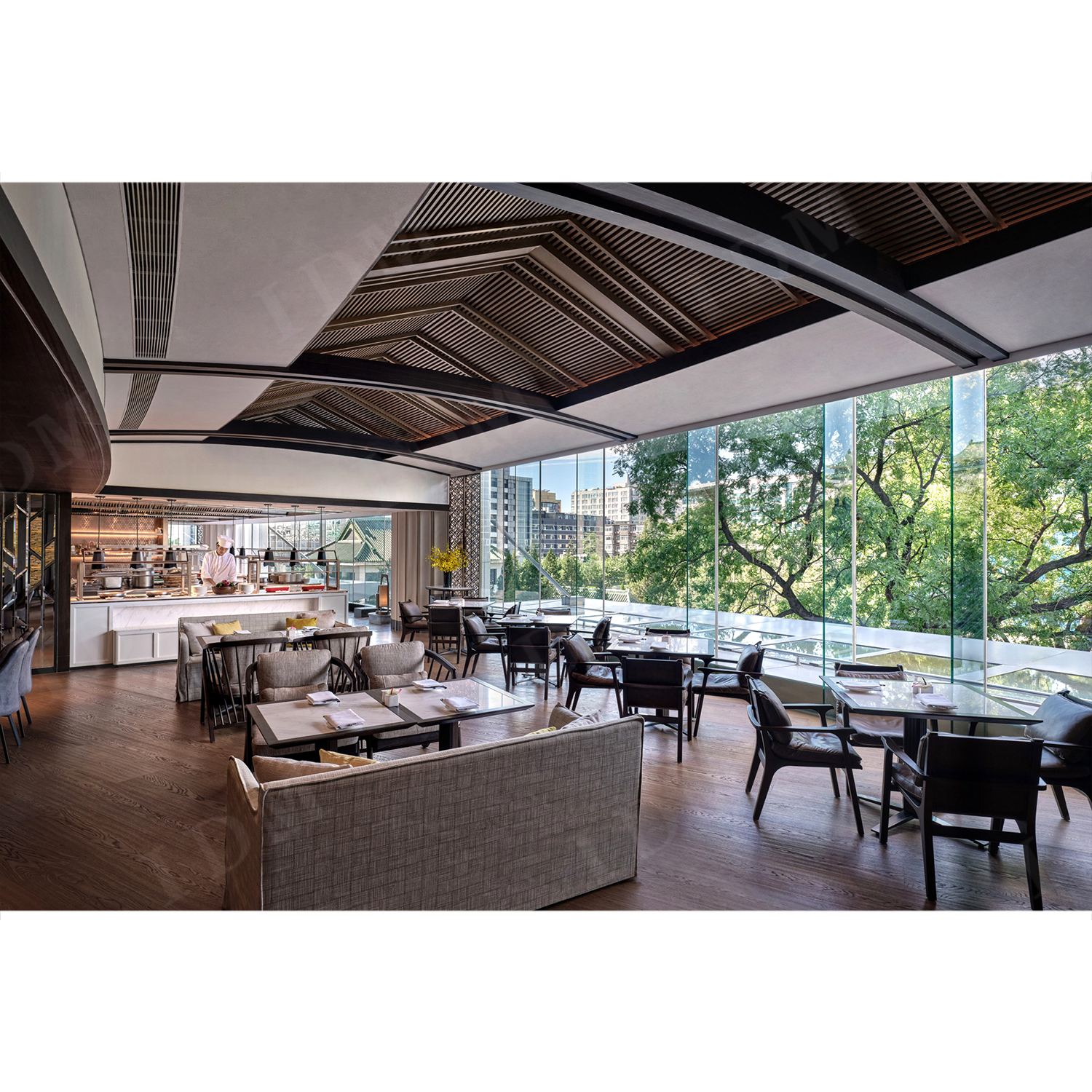 Light Luxury Cafe Tables and Chairs Restaurant Chair Hotel Furniture Used for Restaurant Seating Chairs