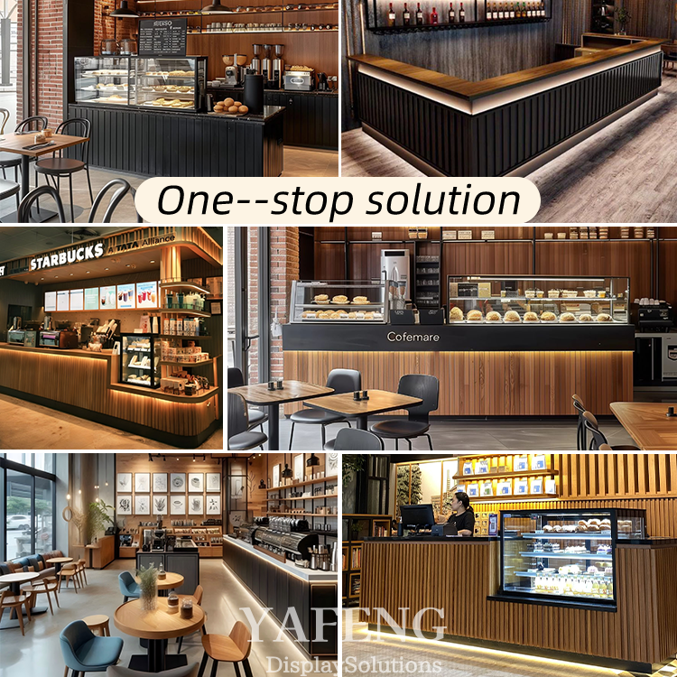 Commercial Coffee Shop Design Solution Custom Cafe Interior Bar Counter Furniture