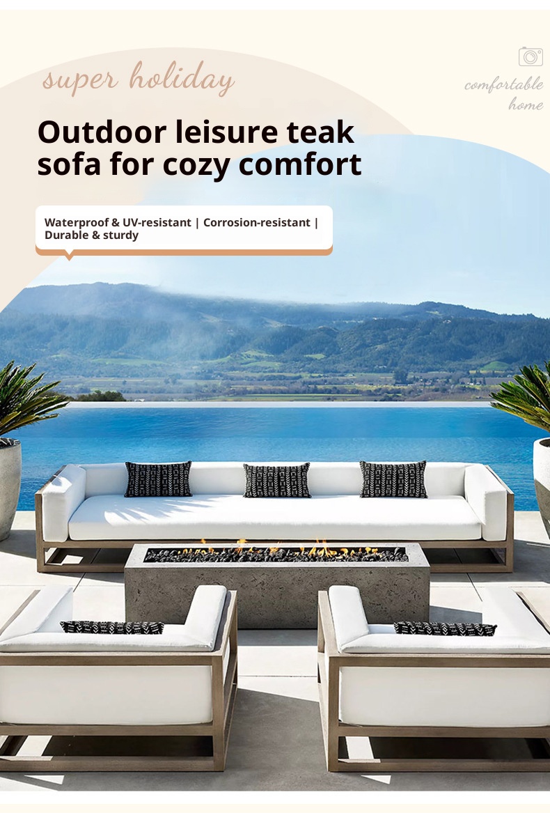 outdoor sofa YM-LQ46 details