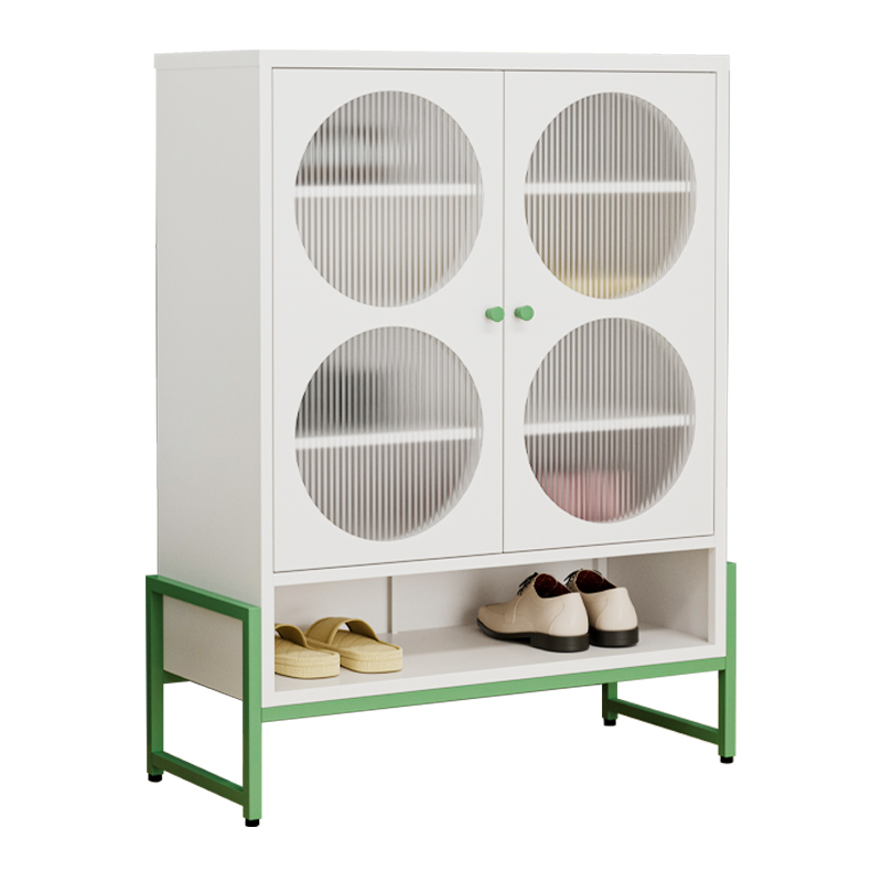 Modern Furniture White Multipurpose Metal Shoe Cabinet for Living Room, Bed Room,Entryway,Hallway,Closet,Apartment
