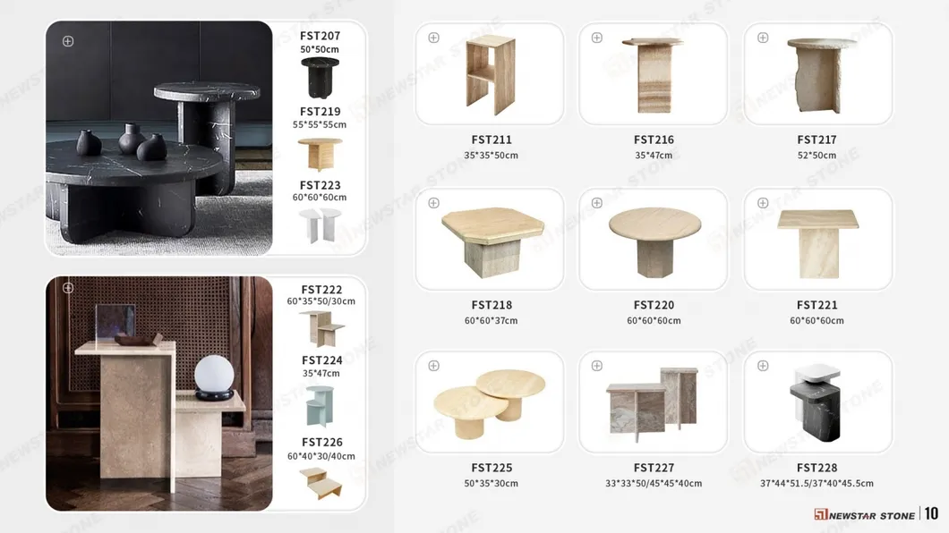Modern Luxury Marble Side Table Details