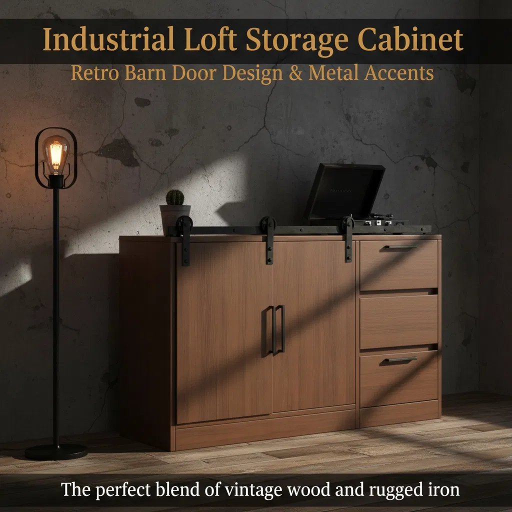 Multi-Scene Wooden Storage Unit for Entryway Indoor Organization Furniture