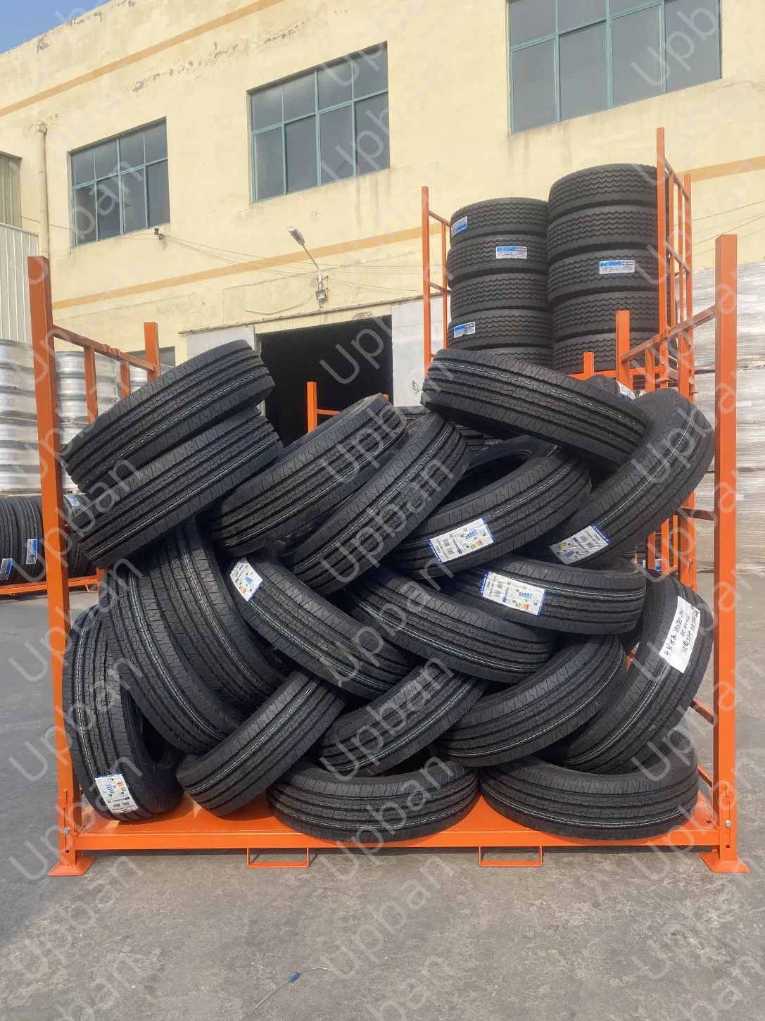 Durable Tire Storage Heavy Load Steel Powder Coating Rack for Easy Organization