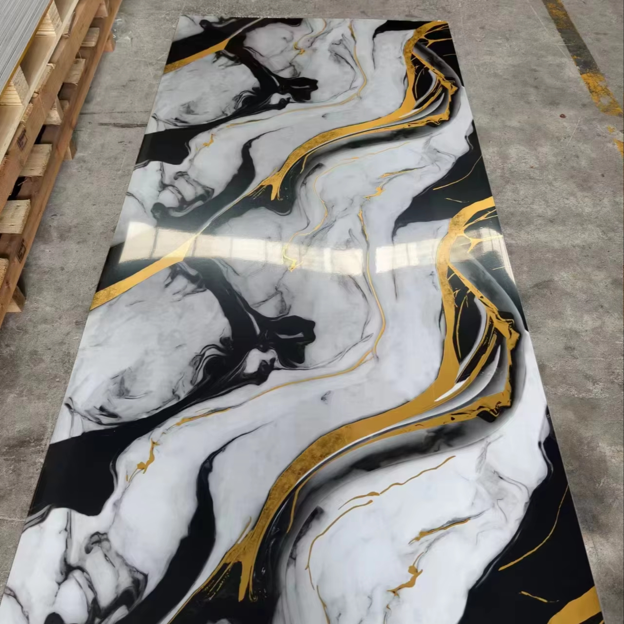 PVC Panels Indoor Decoration Wall Panels Boards Uv Marble Plastic Sheet Pvc Wall Panel For Bathroom