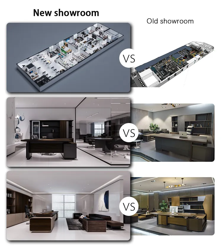 High Quality Modern Design PVC Laminate Luxury Executive Wooden Office Furniture