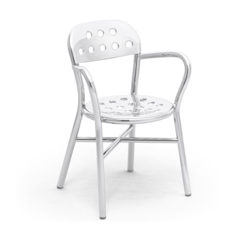 Commercial Modern Style Furniture Stacking Garden Restaurant Kitchen Cafe Club Dining Arm Chairs with Classic Style
