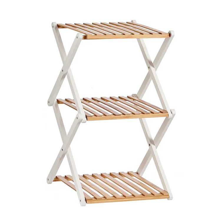 Bamboo Home Furniture 2-Tier Entryway Bench with Shoe Storage Soft Cushion & Convertible Design for Living Room Bedroom Hallway