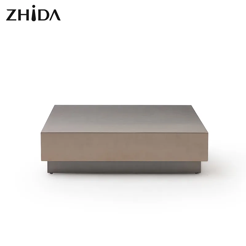 Luxury Living Room Mirrored Coffee Table Center Table Gold Decor Accent Table for Home Hotel