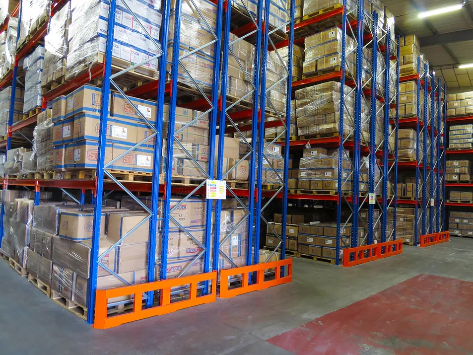 Robust Double Deep Steel Pallet Warehouse Storage Racking