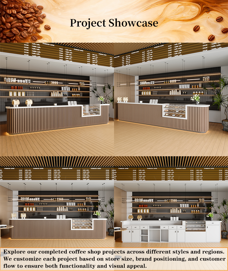 Ice Cream Bubble Tea Counter Design