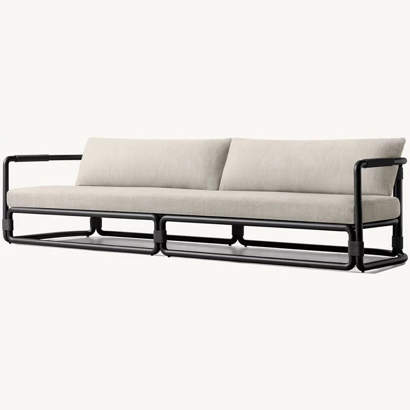 Villa Sofa Set Furniture Aluminum Outdoor Furniture Luxury Hotel Patio Sofa Set Apartment Aluminum Set Garden Outdoor Furniture