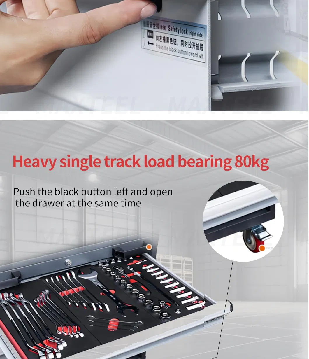 Removable Large Workshop Toolbox Organization Workbench Garage Equipment Storage Tool Cabinet
