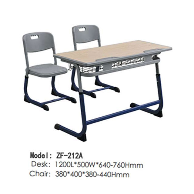Double Chair And Desk
