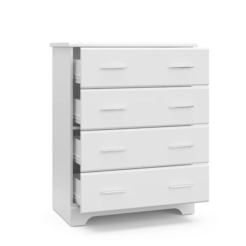 Wholesale Modern Wooden Storage Organization Cabinet Drawer Chest 4 Drawers for Living Room Bedroom Foshan Furniture